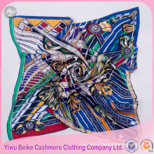 Top selling different types two-sided silk scarf